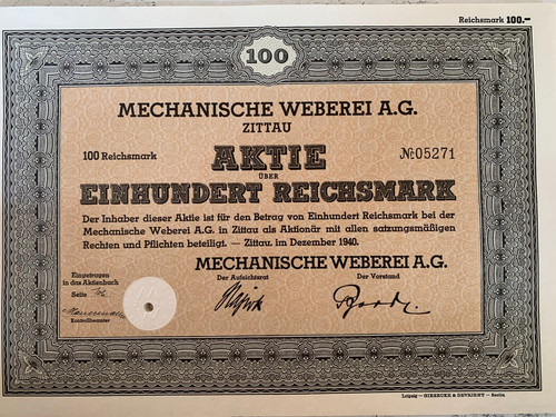 Mechanische weberei zittau - weberei, ag