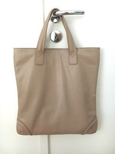 Armani, Armani Collezioni, Tasche, Shopper, echtes Leder, Beige