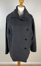 NOOK... Damen Gr. 4/ onesize XL Jacke 80% Wolle Walk Lagenlook grau Winter 9B1