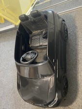 Kinder Elektroauto, SUV mit Fernbedienung, Musikfunktion, bis 5 km/h, Schwarz