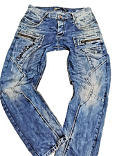 ROUTE 62 CIPO & BAXX HERREN DENIM JEANS HOSE DESTROYED FREEDOM BIKER W33 L32