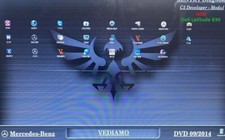 C3 Multiplexer HDD V 09-2014 Für Mercedes Benz star diagnose Dell830