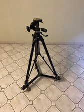 Manfrotto Professional Stativ 058 mit Stativkopf und Rolli