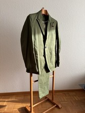 Oliver Spencer Anzug Baumwolle/Leinen Gr.50 (UK 40/M) grün