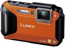 Panasonic Digitalkamera Lumix FT5 Wasserdicht Orange DMC-FT5-D