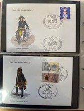 Ersttagsbriefe im Album - Bund!