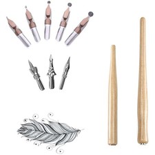 Federhalter Set, Federn