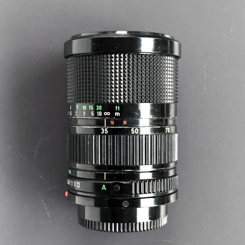 Canon zoom lens 70mm - fd, 35-70mm