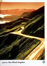 281092) VW Golf III Variant VR6 Syncro Passat Prospekt 01/1996