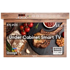 15.6 Zoll küchenfernseher unterbau klappbar 1080P Smart küchen Google fernseher