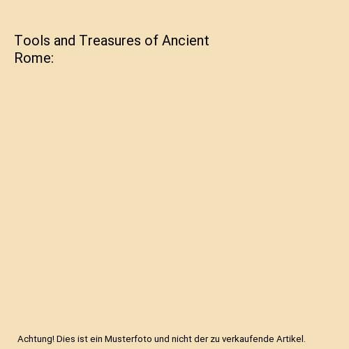 Tools and treasures - and,