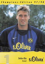 Stefan Klos - Autogrammkarte BVB Champions Edition 97/98