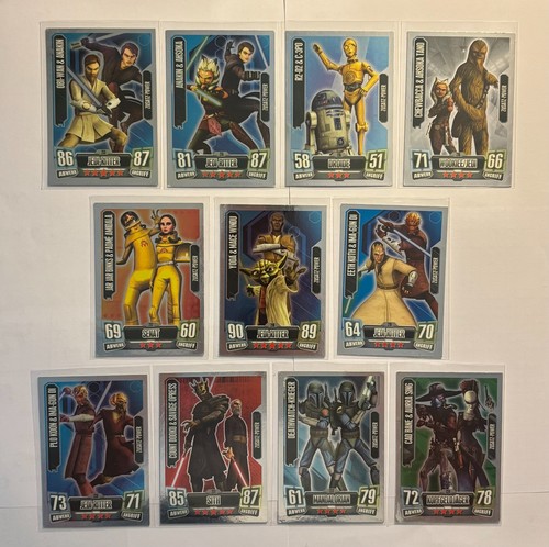 Star wars force attax clone - wars,