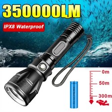 200000LM Tauchlicht Unterwasser LED Taschenlampe Tauchen Camping Lanterne DE