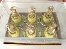 6 Osterhasen Teelichte Kerzen, original verpackt, ungeöffnet 