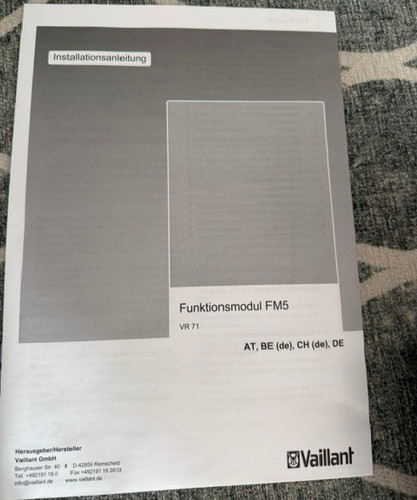 Vaillant funktionsmodul fm5 - vaillant,