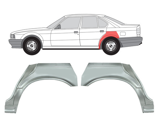 Für bmw 5er e34 1987 - für,