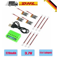 4 Stücke 3,7V 220mAh 1S LiPo