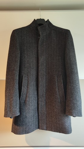 Herren mantel schwarz - mantel,