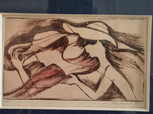 Lithographie frauen figuren - frauen,