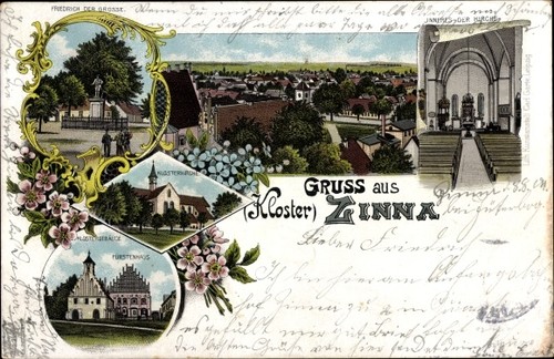 Litho kloster zinna - litho,