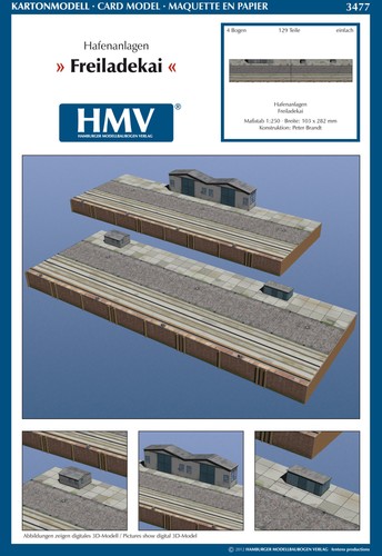 Kartonmodell hafenanlage - kartonmodell,