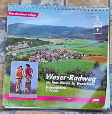 Radwanderkarte Weser-Radweg -