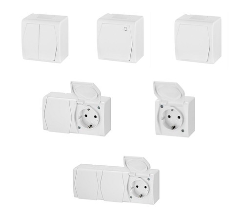 Aufputzsteckdosen ip44 - aufputzsteckdosen,