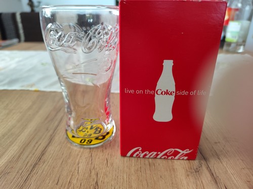 Coca cola glas fußball bvb - fußball,