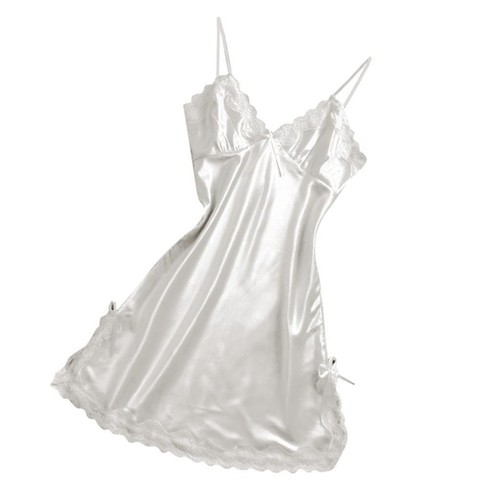 Satin nachthemd für damen - satin,