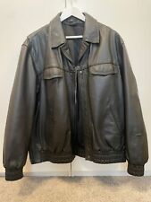 Polizei Lederblouson Lederjacke Kult ohne Aufschrift ohne Zeichen Größe 50