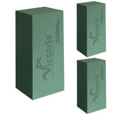 3 Nass Steckschaum Ziegel