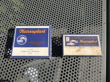 2 alte Pappschachteln - Hansaplast Schnellverband - Nr. 1263 + 1271