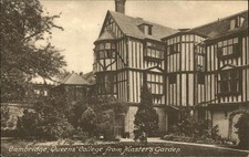 Cambridge Cambridgeshire Queens College Masters Garden