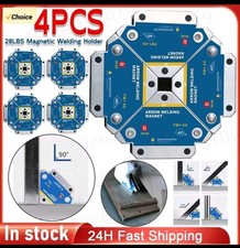 4 Stck. Schweißen Magnethalter 28 Pfund Schweißer Magnet Befestigung Haltewerkzeug Neu