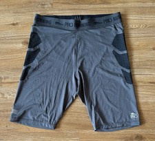 Herren Laufhose Kurz, Größe XL, Grau