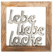 Wandrelief Wandbild Bild Lebe