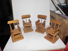 4 x Alter Hochstuhl-1970er