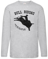 Bull Riding Langarm T-Shirt