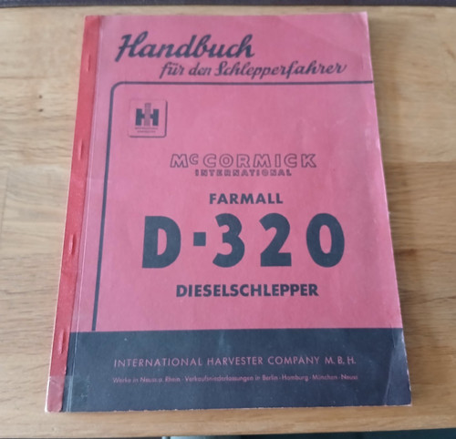 Mccormick farmall 320 - mccormick, d-320