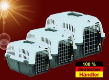 Hunde Katze 🐶🐱TIER TRANSPORTBOX 3 Größen zur Auswahl Flugbox Reise Auto Kennel