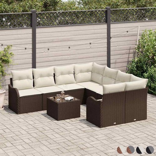 Pcs gartensofa set - 9, gartensofa-set