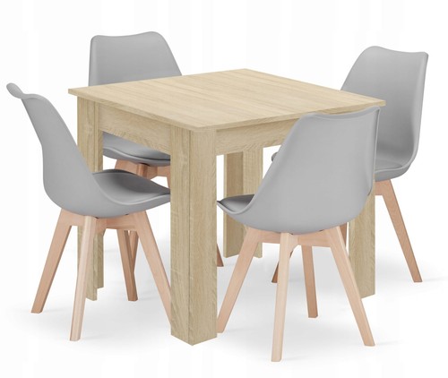 Esstisch 80x80 eiche sonoma - eiche,