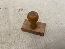 ORIGINAL NVA DDR Holz Gummi Stempel - Vertrauliche Dienstsache