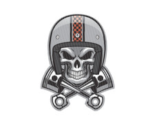 Skull Aufkleber Totenkopf Sticker Motor Schädel Autosticker Motorrad Moto Biker