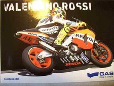 Postkarte Moto GP Valentino