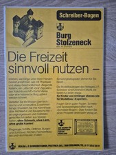 Schreiber-Bogen "Burg