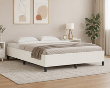 Boxspringbett 160x200 Creme