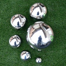 Edelstahlkugel Gartenkugel Schwimmkugel Rosenkugel Edelstahl poliert 4-30cm NEU