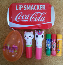 Lip Smacker Coca Cola Blechdose + Osterei + leere Stifte Sprite... (für Sammler)